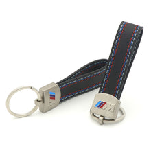 Leather M-devision Keychain